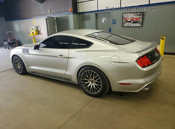 1FA6P8TH6H5305352 2017 FORD MUSTANG Silver Trasero izquierdo