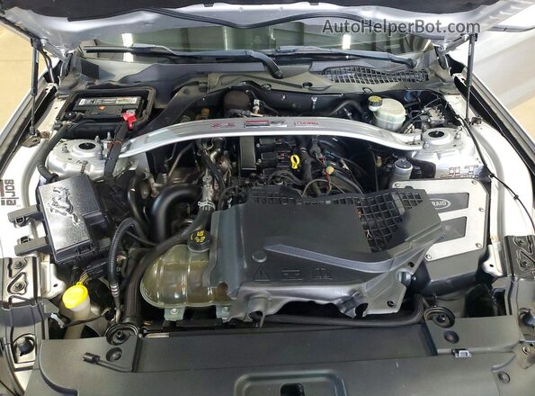 1FA6P8TH6H5305352 2017 FORD MUSTANG Silver Vista interior trasera