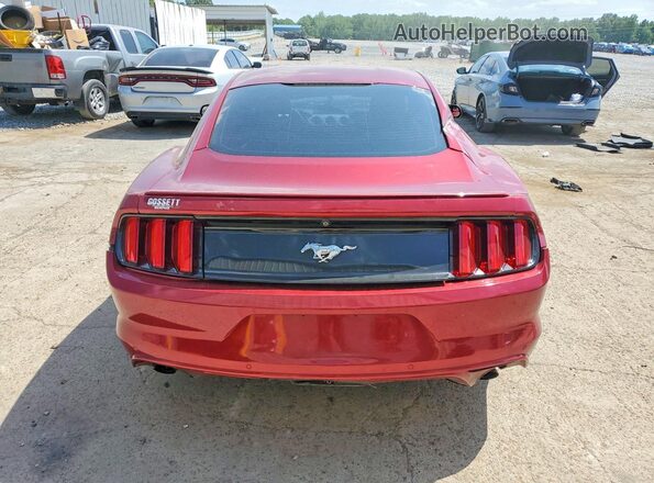 1FA6P8TH6H5329084 2017 FORD MUSTANG Red Հետևի տեսք