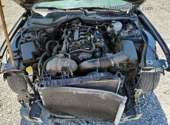 1FA6P8TH6J5112396 2018 FORD MUSTANG Black Widok wnętrza z tyłu