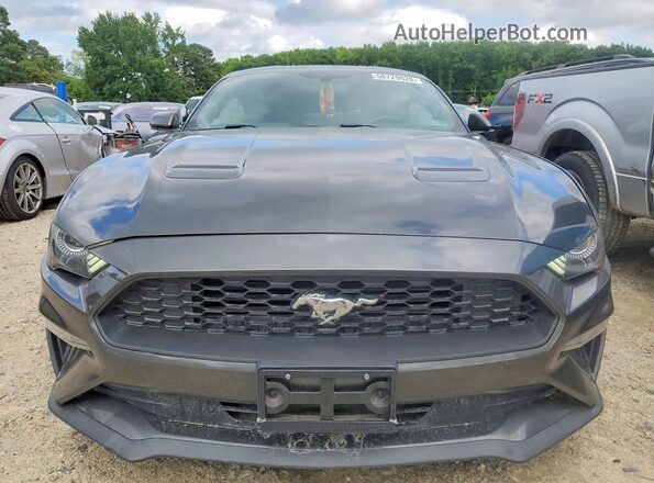 1FA6P8TH6K5105840 2019 FORD MUSTANG Gray წინა ხედი
