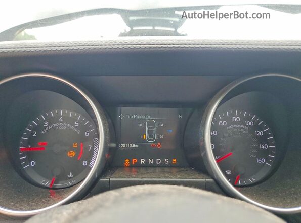 1FA6P8TH6K5116434 2019 FORD MUSTANG Black Vista del cuadro de instrumentos