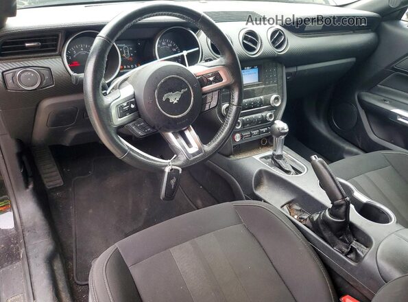 1FA6P8TH6K5116434 2019 FORD MUSTANG Black Vista del salpicadero