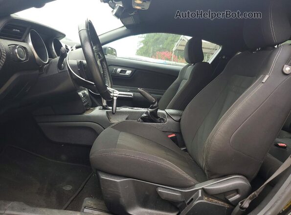 1FA6P8TH6K5116434 2019 FORD MUSTANG Black Vista interior delantera