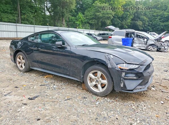 1FA6P8TH6K5116434 2019 FORD MUSTANG Black Delantero derecho