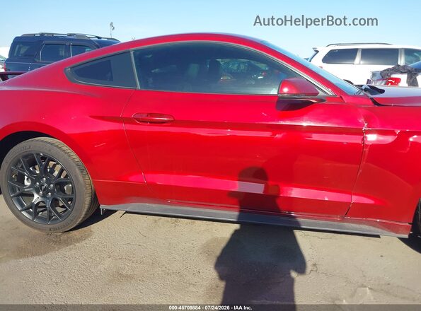 1FA6P8TH6K5178366 2019 FORD MUSTANG Red Rear interior view