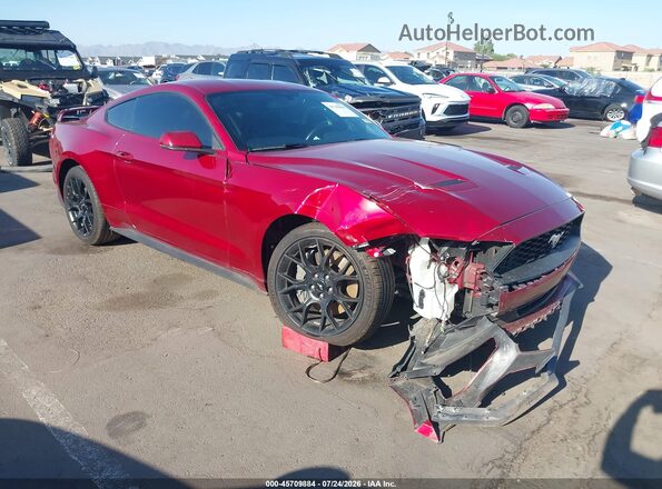 1FA6P8TH6K5178366 2019 FORD MUSTANG Red Front view