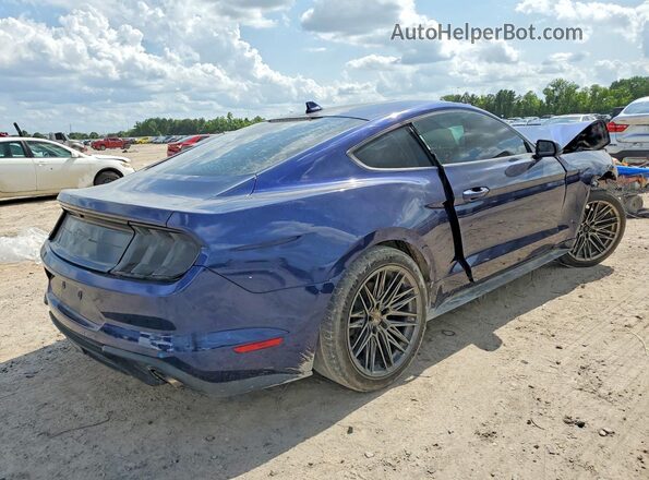 1FA6P8TH6L5150164 2020 FORD MUSTANG Синий Задняя правая четверть