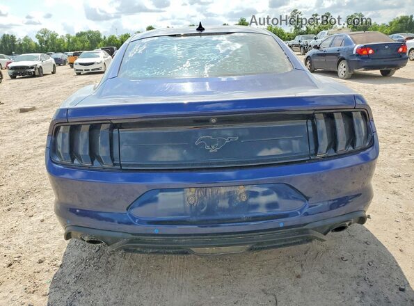 1FA6P8TH6L5150164 2020 FORD MUSTANG Синий Вид сзади