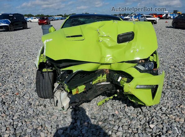 1FA6P8TH6L5162055 2020 FORD MUSTANG Green Դիմացի տեսք
