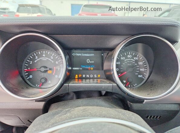 1FA6P8TH6L5173105 2020 FORD MUSTANG White Սարքավորումների վահանակի տեսք