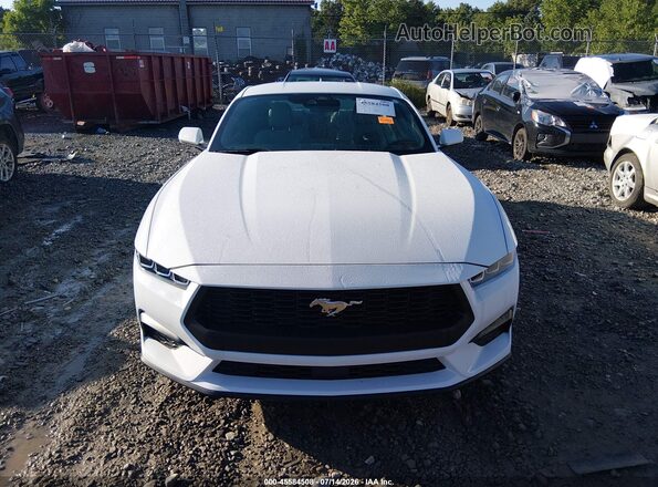 1FA6P8TH6R5113446 2024 FORD MUSTANG White Vista del cuadro de instrumentos