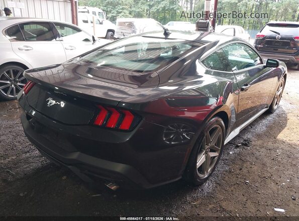 1FA6P8TH6R5141196 2024 FORD MUSTANG Black Rear right