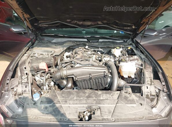 1FA6P8TH6R5141196 2024 FORD MUSTANG Black Rear view