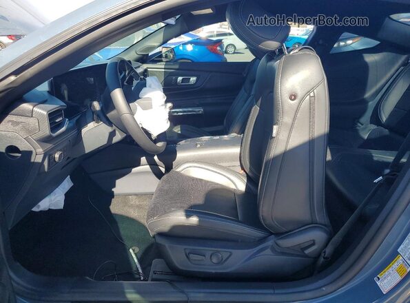 1FA6P8TH6S5101187 2025 FORD MUSTANG Gray Front interior view