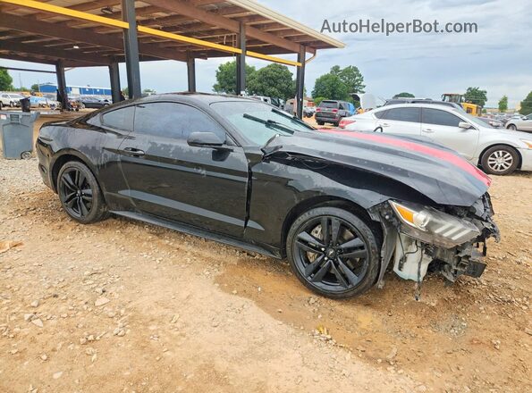 1FA6P8TH7H5255576 2017 FORD MUSTANG Black Przód prawy