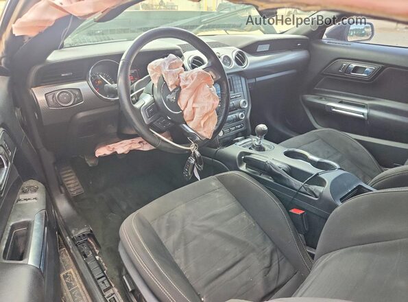 1FA6P8TH7H5255576 2017 FORD MUSTANG Black Widok deski rozdzielczej