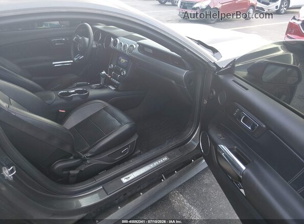 1FA6P8TH7H5259188 2017 FORD MUSTANG Gray Вид салону спереду