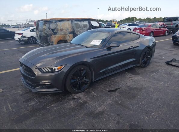 1FA6P8TH7H5259188 2017 FORD MUSTANG Gray Передня ліва чверть
