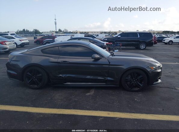 1FA6P8TH7H5259188 2017 FORD MUSTANG Gray Вид задньої частини салону