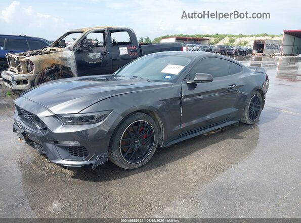 1FA6P8TH7H5322905 2017 FORD MUSTANG Серый Передняя левая четверть