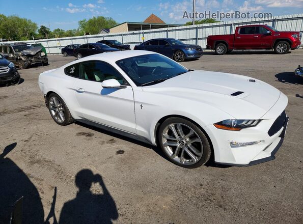 1FA6P8TH7J5170341 2018 FORD MUSTANG White Передня права чверть