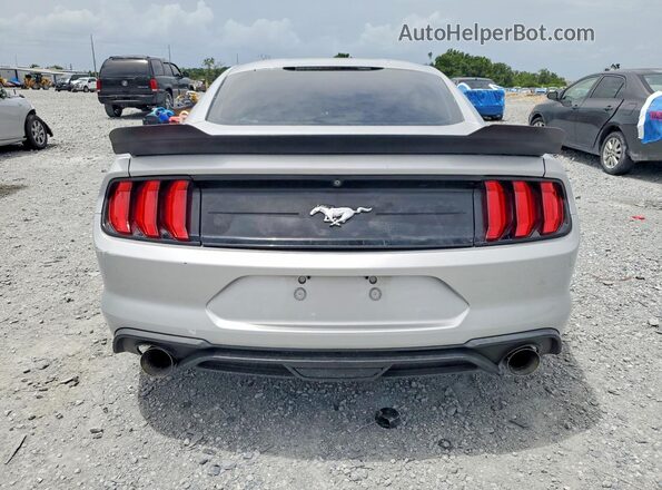 1FA6P8TH7J5180822 2018 FORD MUSTANG Gray Вид ззаду