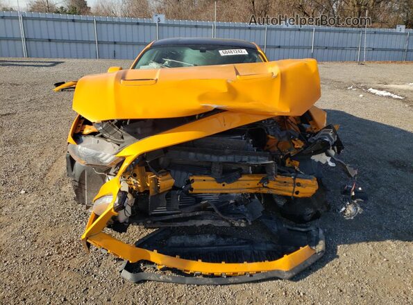 1FA6P8TH7K5103286 2019 FORD MUSTANG Yellow Widok z przodu