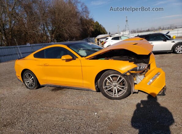 1FA6P8TH7K5103286 2019 FORD MUSTANG Yellow Przód prawy