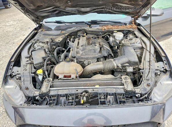 1FA6P8TH7K5167537 2019 FORD MUSTANG Gray Rear interior view