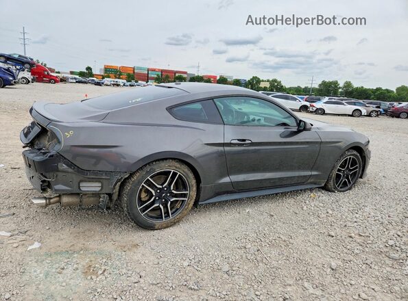 1FA6P8TH7K5167537 2019 FORD MUSTANG Gray Rear right