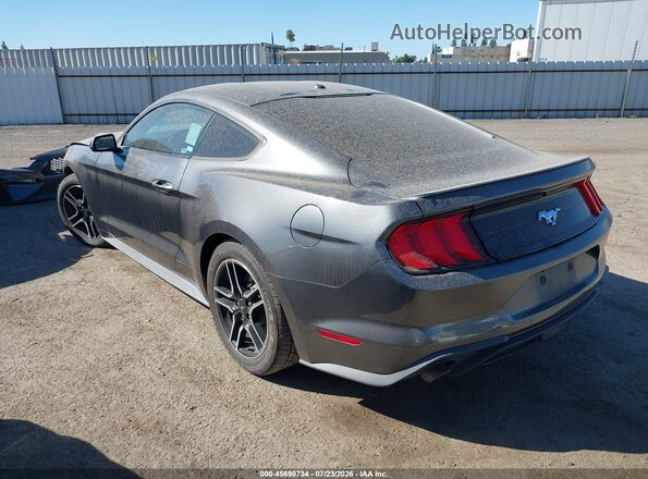 1FA6P8TH7K5194916 2019 FORD MUSTANG Gray Rear left