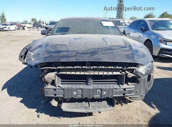 1FA6P8TH7K5194916 2019 FORD MUSTANG Gray Rear interior view