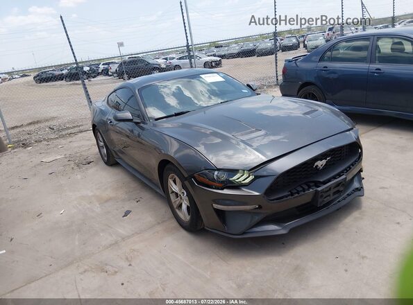 1FA6P8TH7L5178989 2020 FORD MUSTANG Серый Вид задней части салона