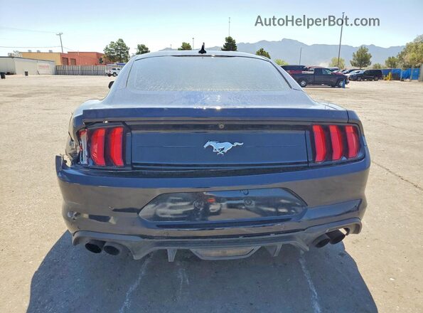 1FA6P8TH7M5140759 2021 FORD MUSTANG Black Widok z tyłu