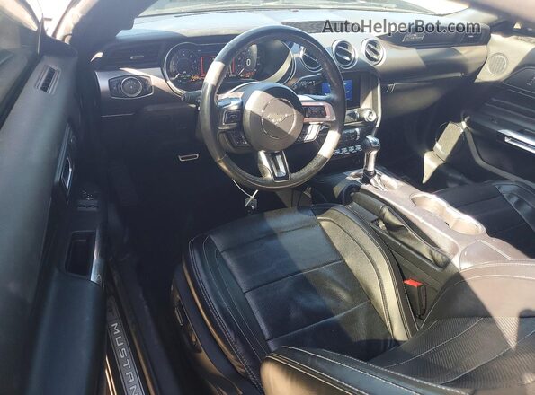 1FA6P8TH7M5157240 2021 FORD MUSTANG Gray Dashboard view