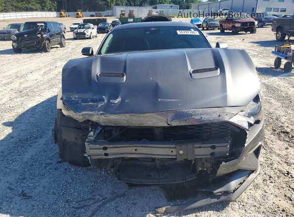 1FA6P8TH7M5157240 2021 FORD MUSTANG Gray Front view