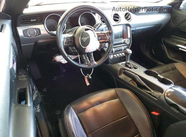 1FA6P8TH7N5107083 2022 FORD MUSTANG Black Dashboard view