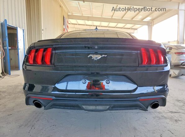 1FA6P8TH7N5107083 2022 FORD MUSTANG Black Rear view