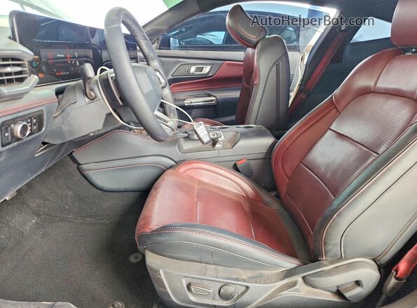 1FA6P8TH7R5110054 2024 FORD MUSTANG Charcoal წინა სალონის ხედი
