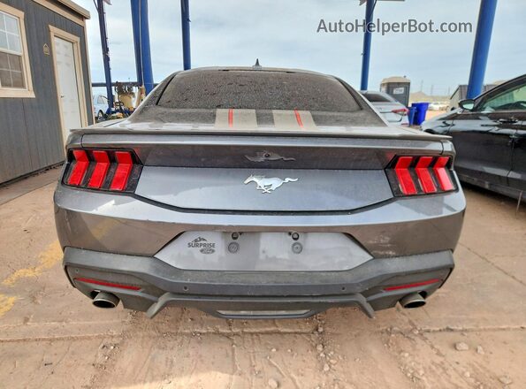 1FA6P8TH7R5110054 2024 FORD MUSTANG Charcoal უკანა ხედი