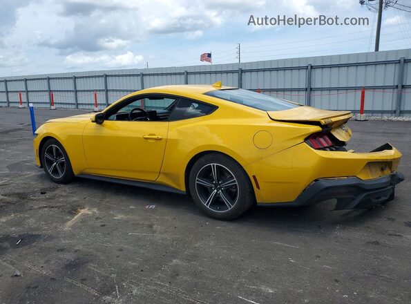 1FA6P8TH7R5116985 2024 FORD MUSTANG Yellow Задня ліва чверть