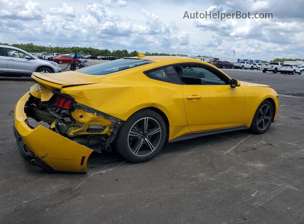 1FA6P8TH7R5116985 2024 FORD MUSTANG Yellow Задня права чверть