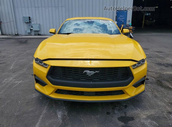 1FA6P8TH7R5116985 2024 FORD MUSTANG Yellow Вид спереду