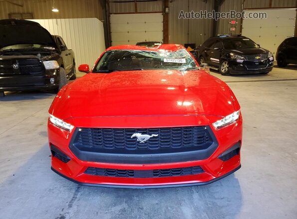1FA6P8TH7R5118588 2024 FORD MUSTANG Red Front view