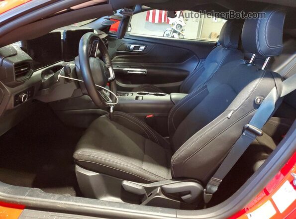 1FA6P8TH7R5118588 2024 FORD MUSTANG Red Front interior view