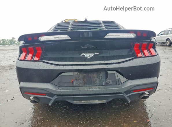 1FA6P8TH7R5122320 2024 FORD MUSTANG Black Widok z tyłu
