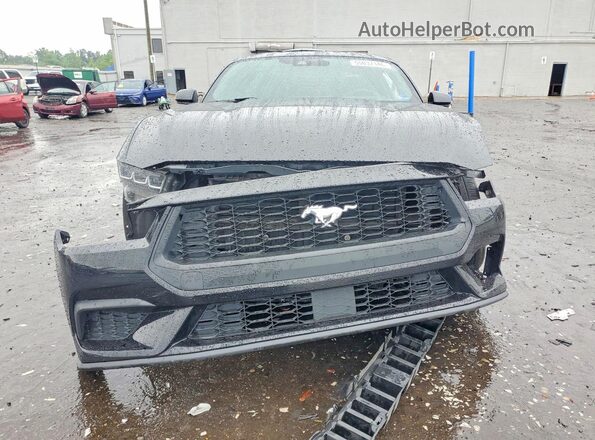 1FA6P8TH7R5122320 2024 FORD MUSTANG Black Widok z przodu