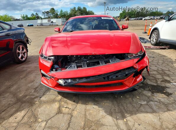 1FA6P8TH7R5133608 2024 FORD MUSTANG Red Դիմացի տեսք