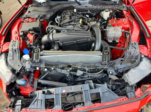 1FA6P8TH7R5133608 2024 FORD MUSTANG Red Սալոնի հետևի տեսք